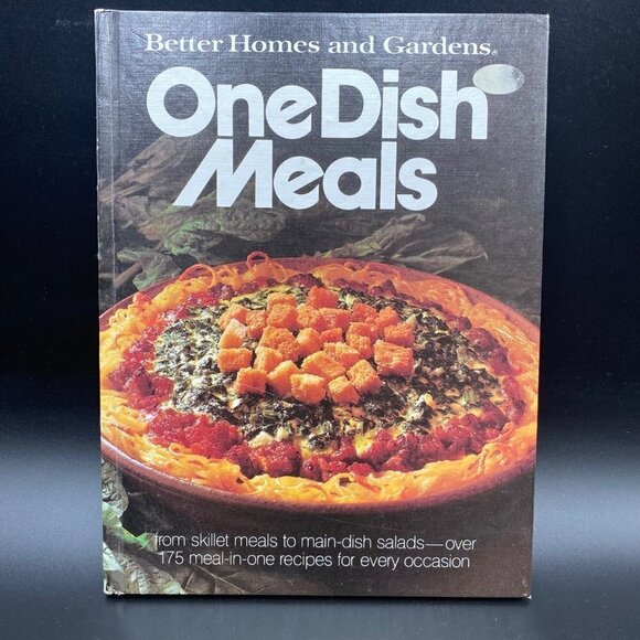 Vintage Better Homes & Gardens One Dish Meals Cookbook - Picture 1 of 3
